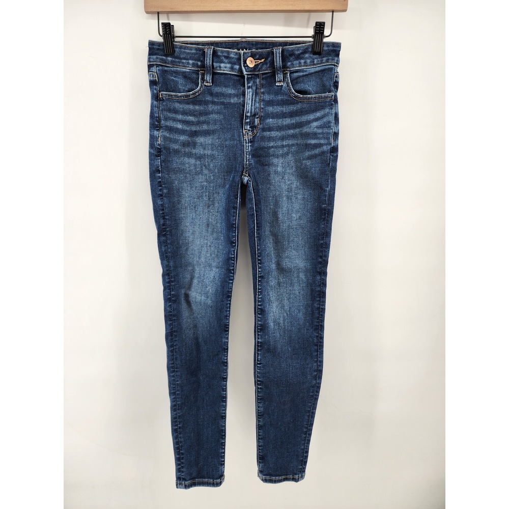 American Eagle Next Level Stretch Skinny Jeans Blue Size 00 Short